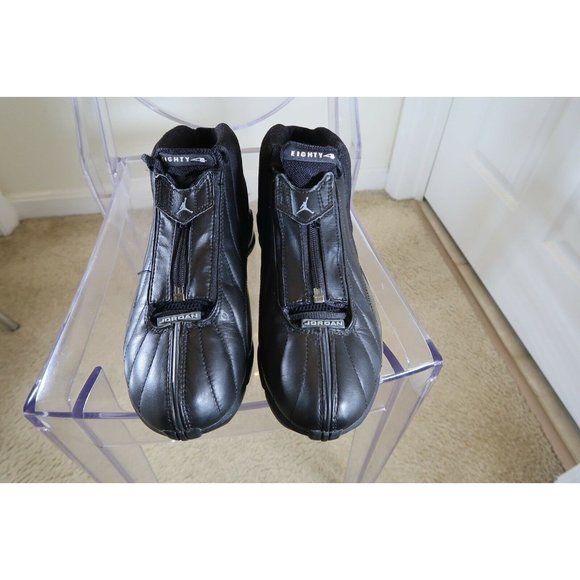 JORDAN JUMPMAN SUPER FREAK 2000 84 Moss WHT BLK SZ 7.5 VINTAGE - Picture 4 of 12